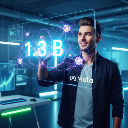 Jovem vai receber R$ 1,3 bi para trabalhar com IA na Meta