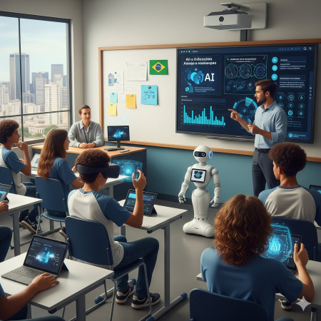 Uso de inteligência artificial cresce no Brasil e impacta educação