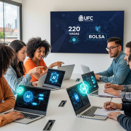 Universidade Federal do Ceará oferece curso gratuito online de capacitação em Inteligência Artificial com 220 vagas e bolsa para residentes
