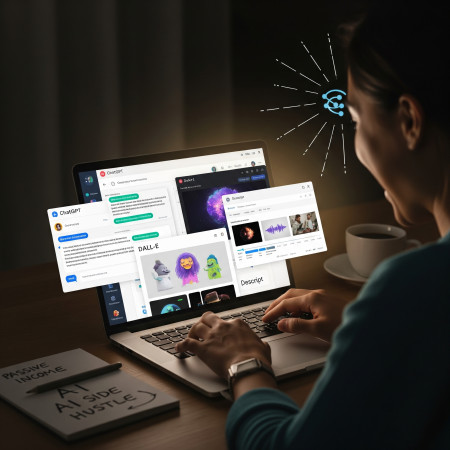 7 formas de ganhar dinheiro com inteligência artificial no tempo livre