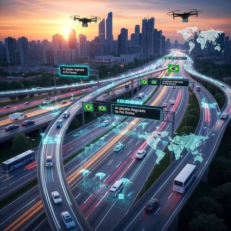 Rodovias inteligentes: como a inteligência artificial está transformando o transporte no Brasil e no mundo